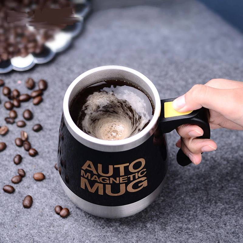 13.5oz Self-stirring Coffee Mug Magnetic Stirring Cup Rechargeable Automatic  Cup