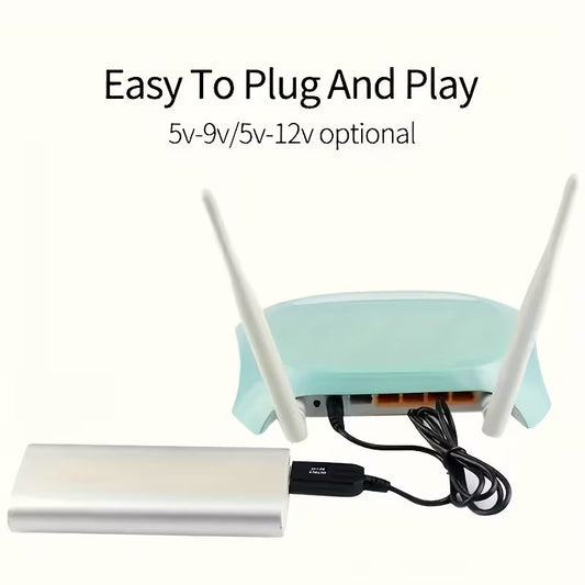 WiFi Router Power Bank with 20,000 mAh battery