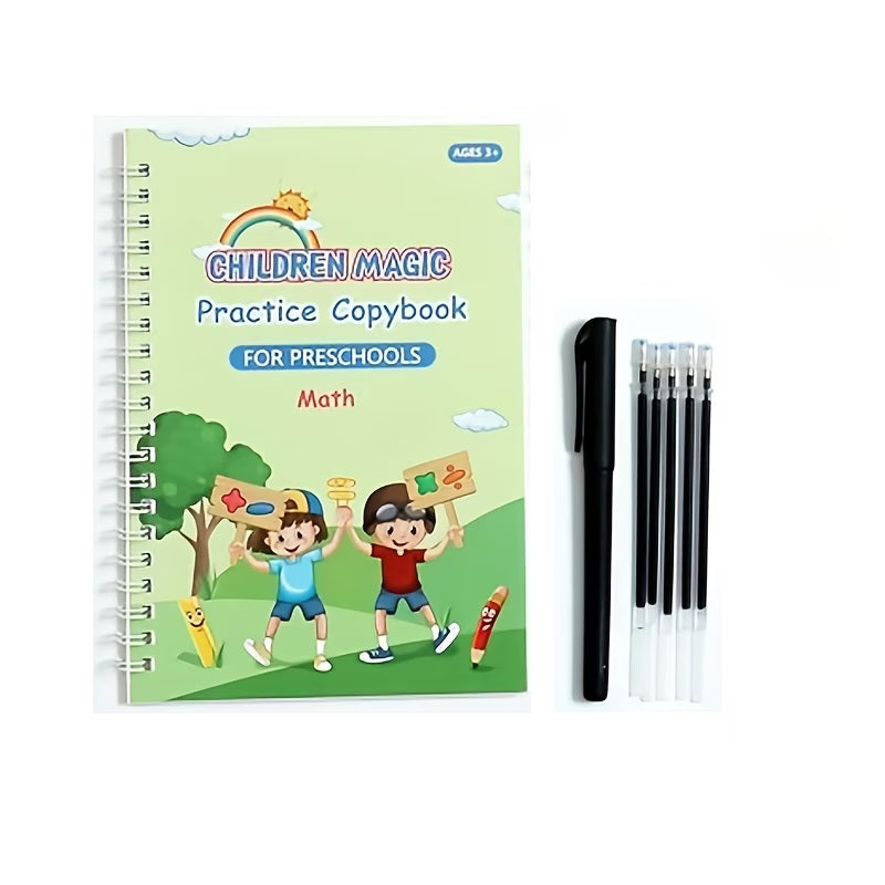 Combo Deal ( 1 LCD Writing Tablet + 4 Magic Practice Books set)