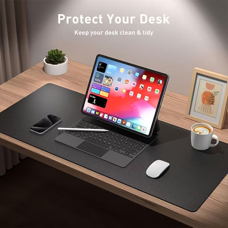 Premium PU Leather Desk Pad for Writing Gaming and Office Use Large Size Desk Mat