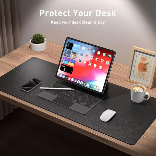 Premium PU Leather Desk Pad for Writing Gaming and Office Use Large Size Desk Mat