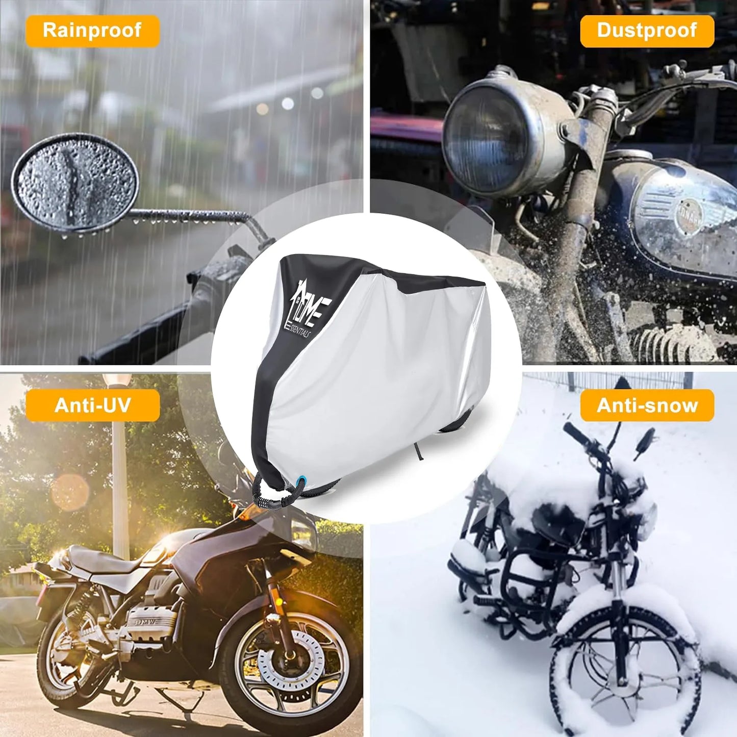 Protect Your Bike from Heat, Dust & Rain – Premium Parachute Bike Cover for CD70 & CG125