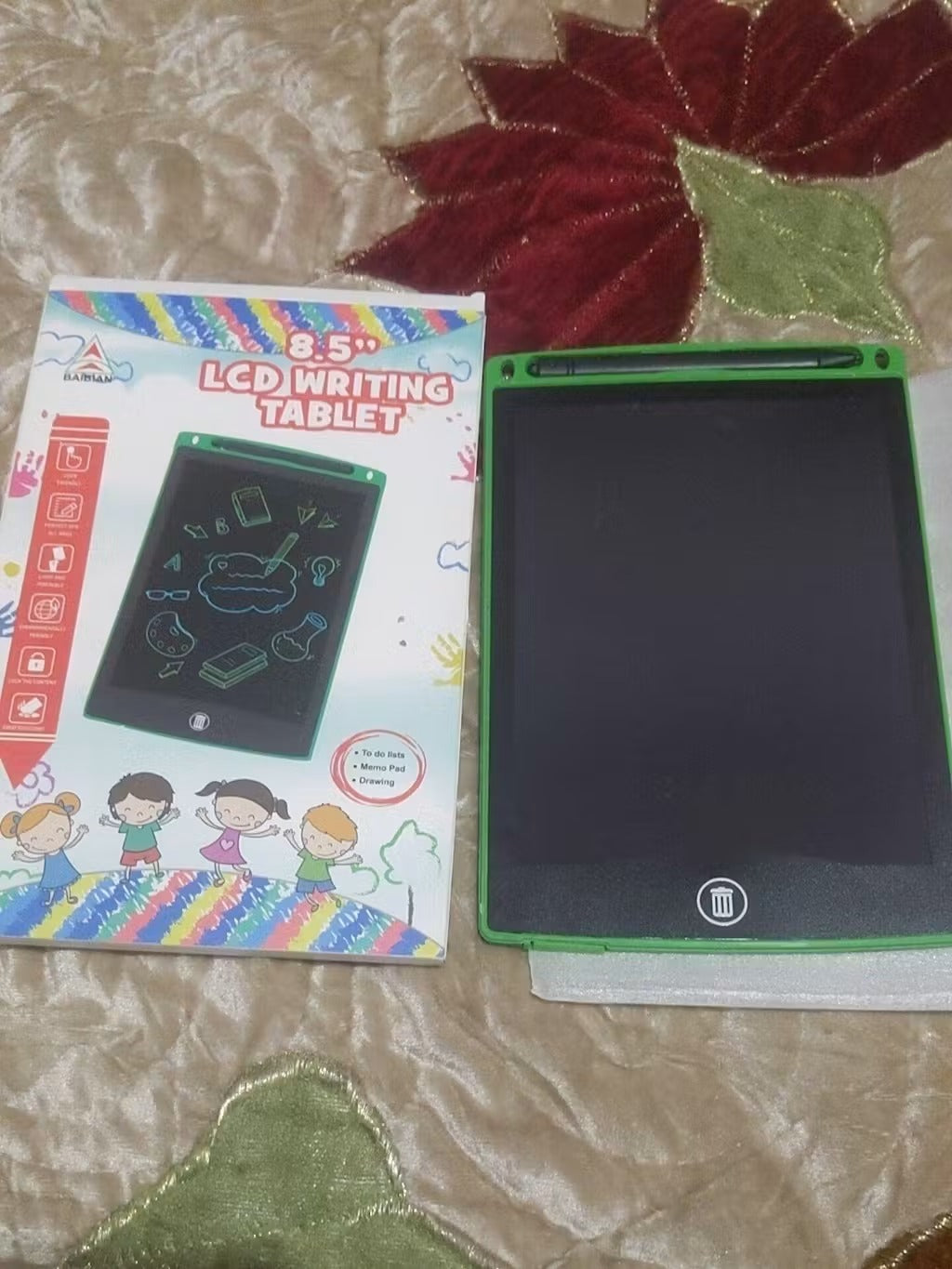 Colorful LCD Writing Tablet for Kids (8.5 Inch) - Reusable Drawing Pad