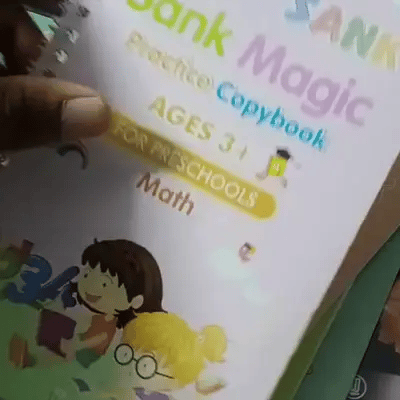 Combo Deal ( 1 LCD Writing Tablet + 4 Magic Practice Books set)
