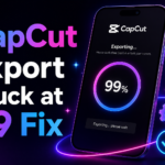 CapCut Export Stuck at 99 Fix