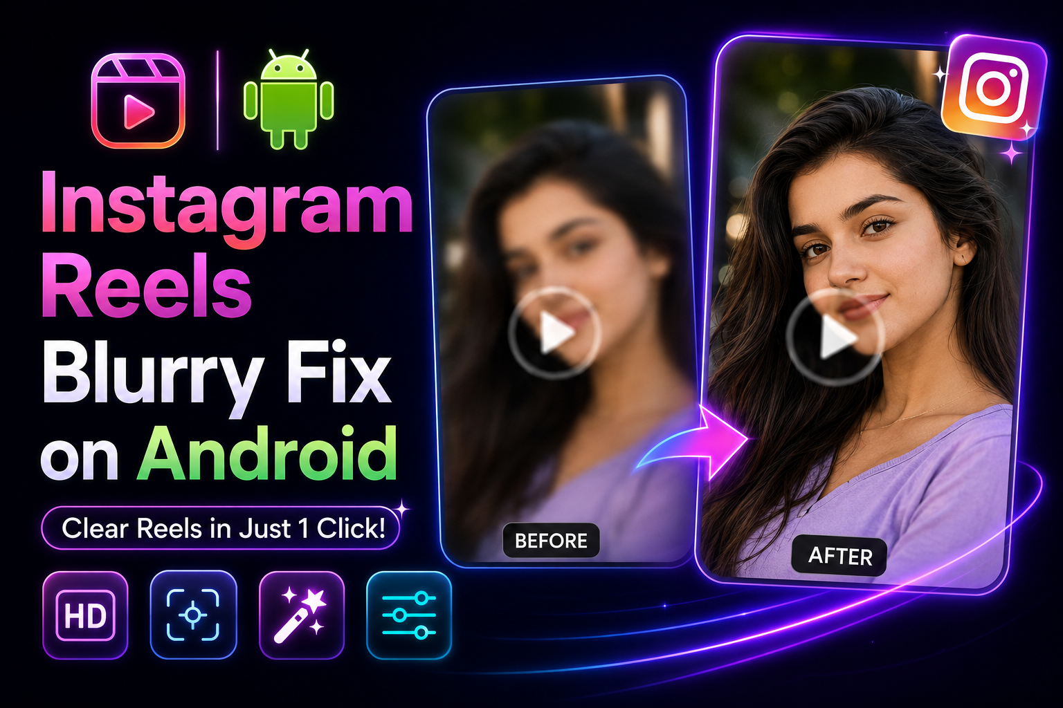 Instagram Reels Blurry Fix on Android
