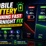 Mobile Battery Draining Fast Overnight Fix