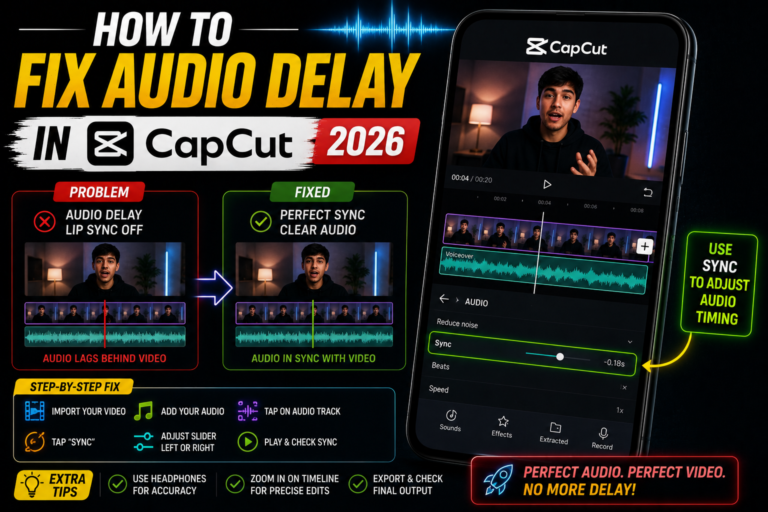 How to Fix Audio Delay in CapCut 2026