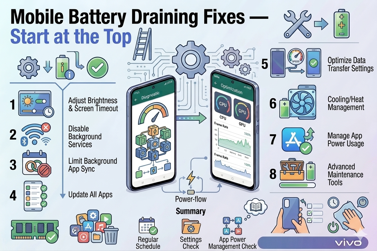 Mobile Battery Draining Fast Overnight Fix
