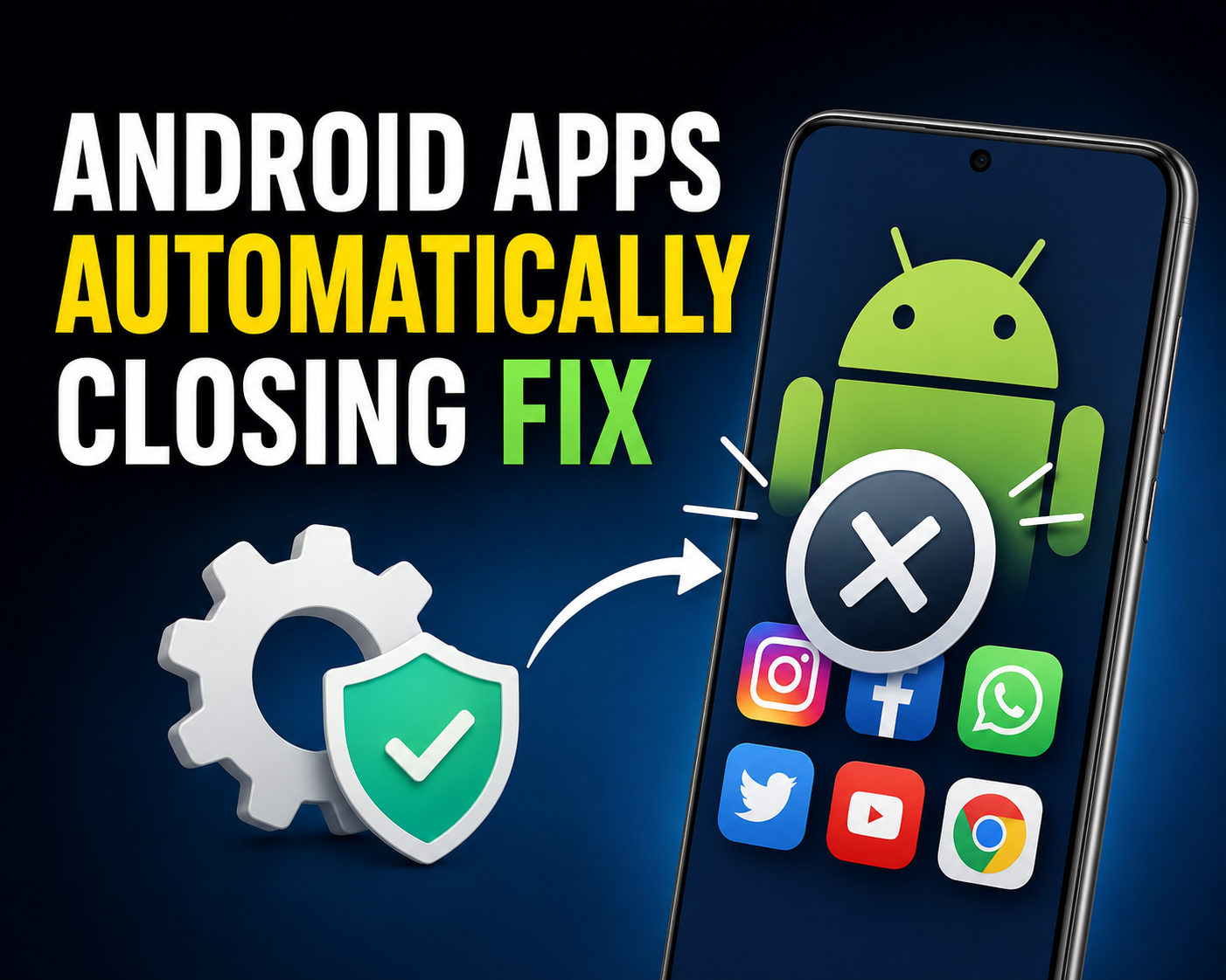 Android Apps Automatically Closing Fix