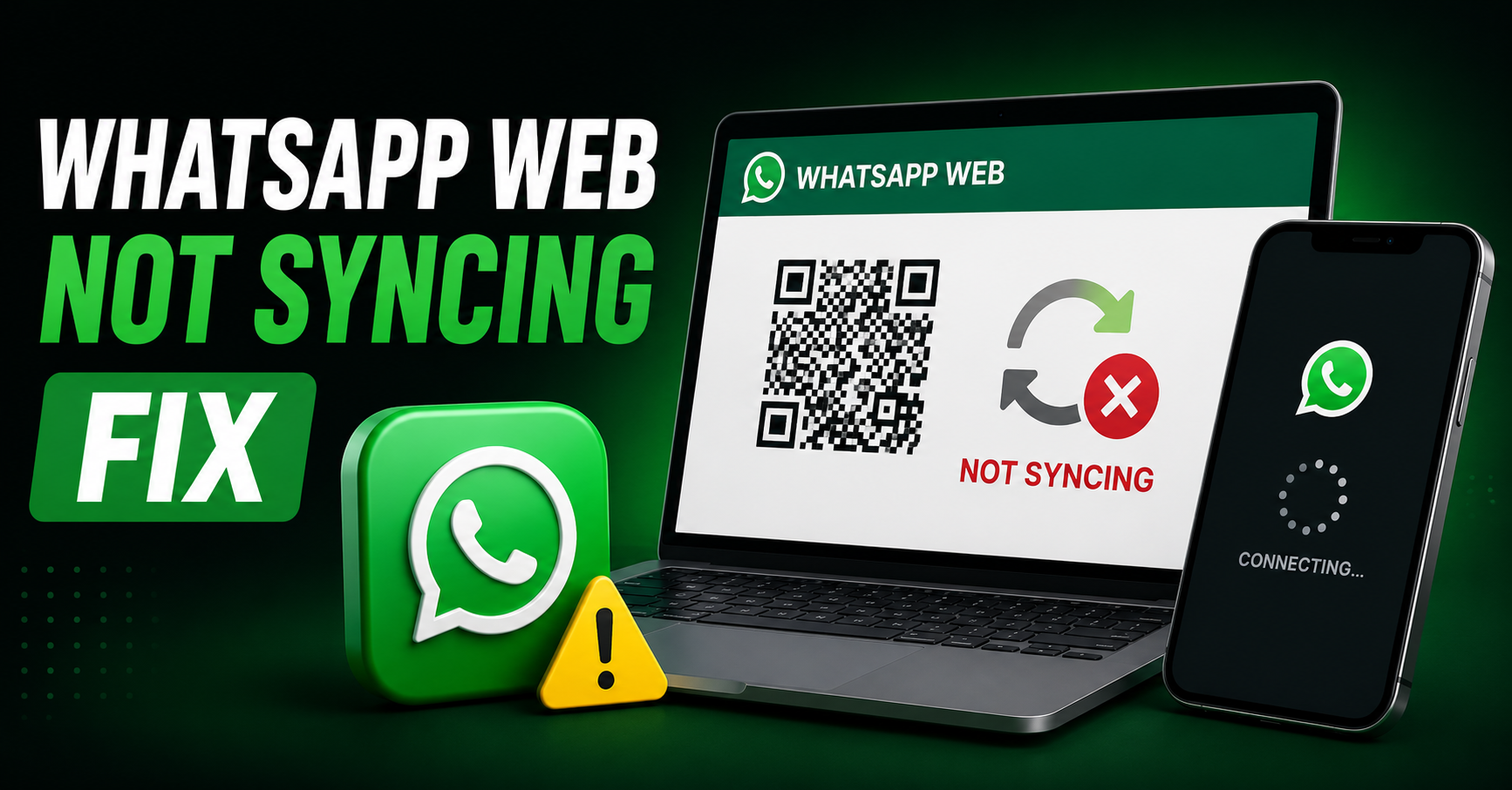 WhatsApp Web Not Syncing Fix
